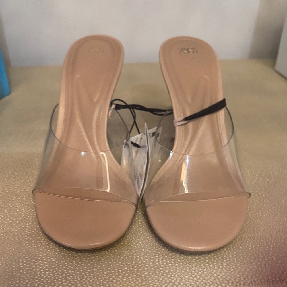 Zara Clear Shoe Heel